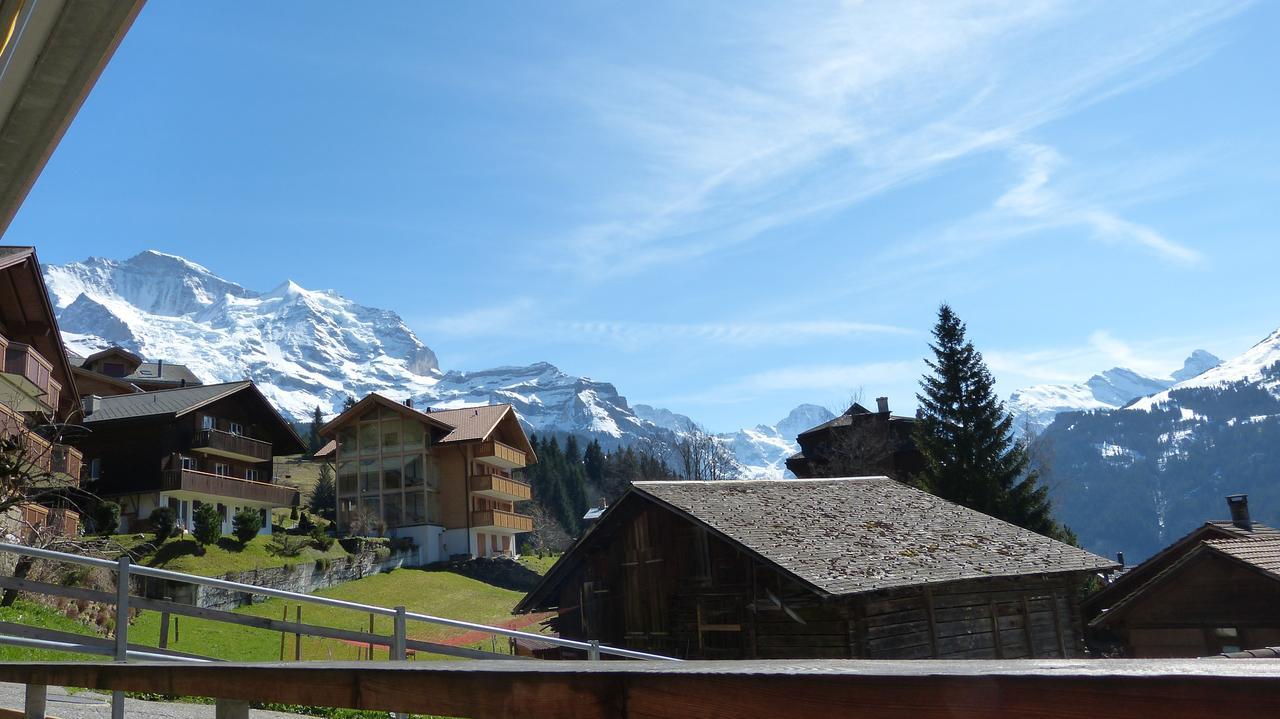 Appartement Chalet Am Acher 3 à Wengen Extérieur photo